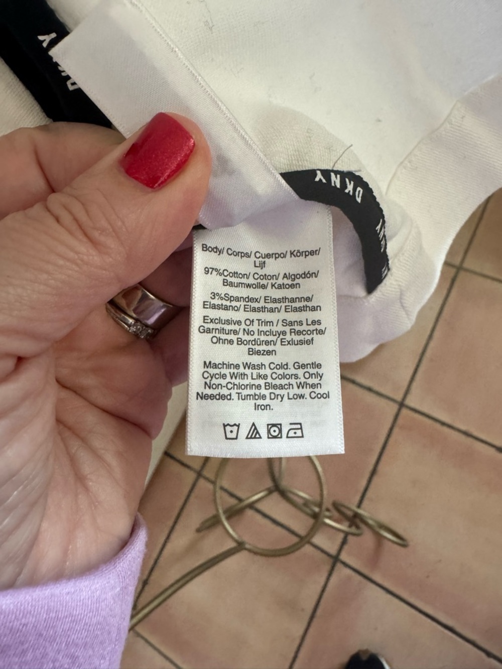 DKNY White Cropped Snap-Front Jacket - Picture 7 of 11